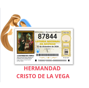 LOTERIA HERMANDAD CRISTO DE LA VEGA